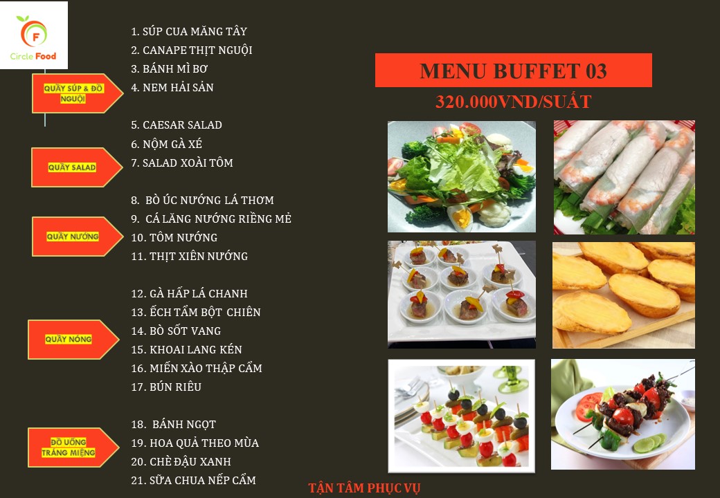 Menu Buffet 03