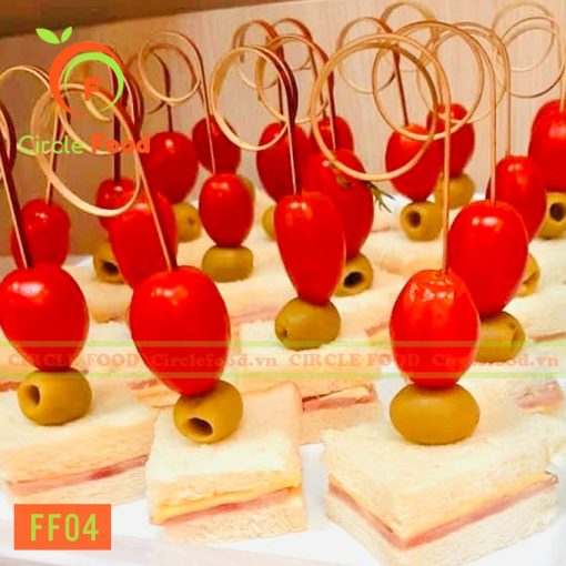 Menu thực đơn set tiệc Fingerfood FF04 full