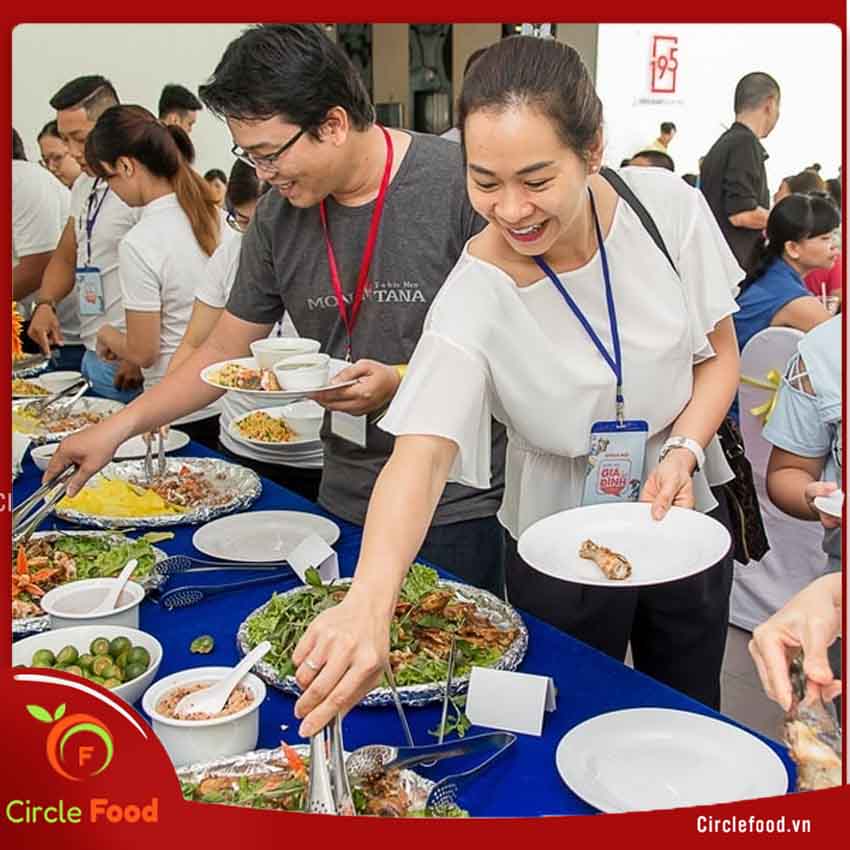 thực đơn tiệc buffet cho công ty