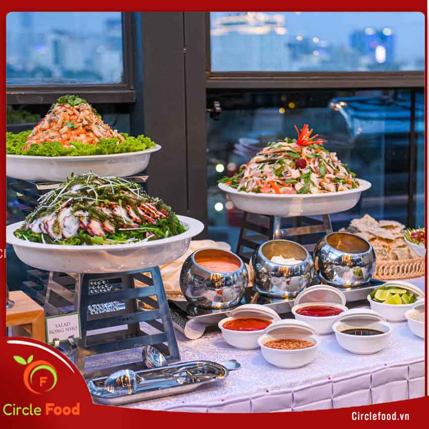 thực đơn tiệc buffet cho công ty