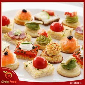 Cách làm canape thịt nguội