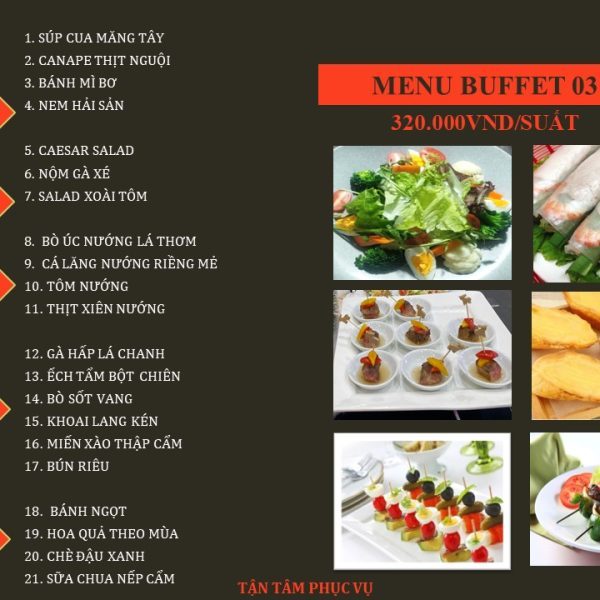 Menu Buffet 03