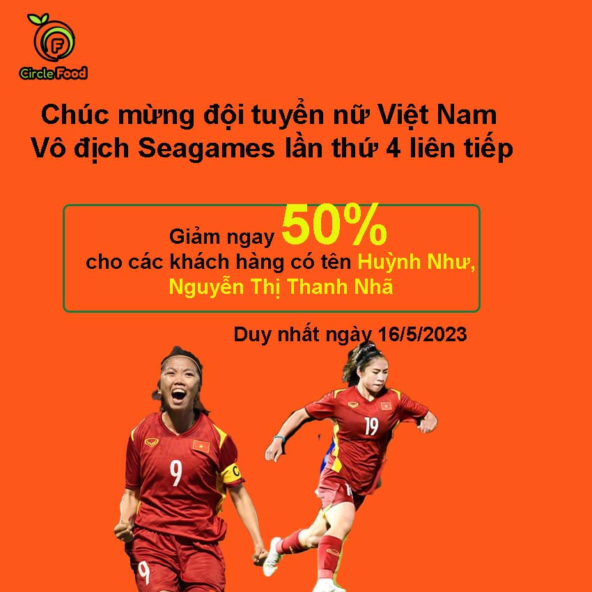 Chúc mừng đội tuyển nữ Việt Nam vô địch Seagames 32