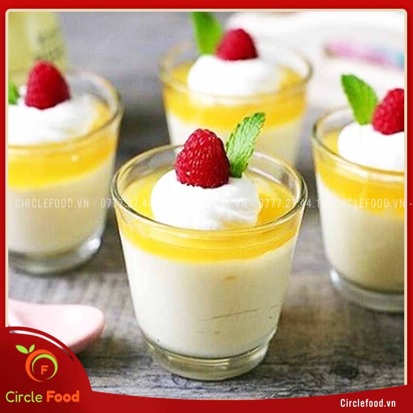 Bánh pudding vị dâu – việt quất BTB12 Bánh pudding vị dâu – việt quất BTB12