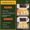 Menu thực đơn teabreak box TBB12