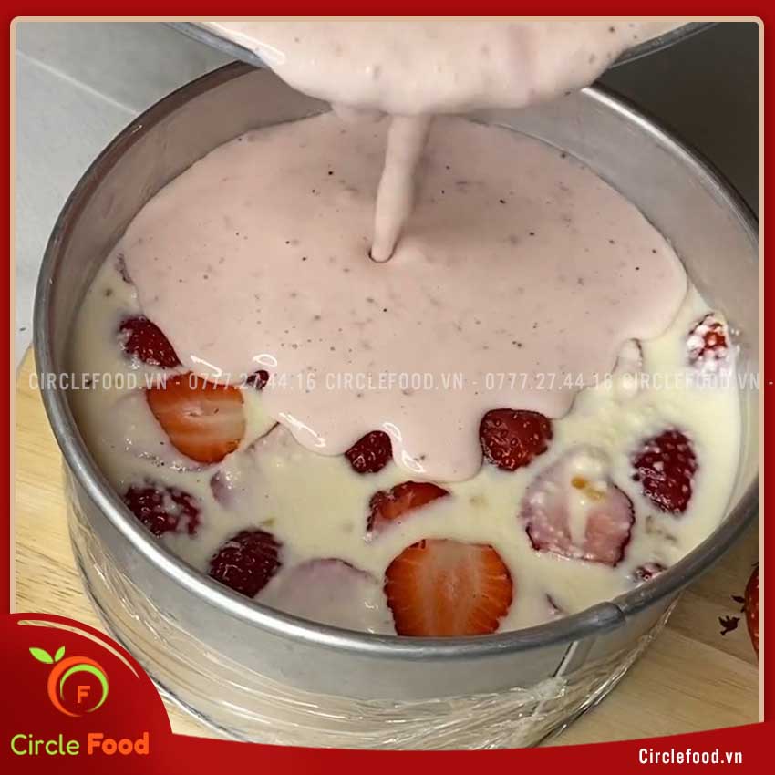 cách làm bánh pudding vị dâu