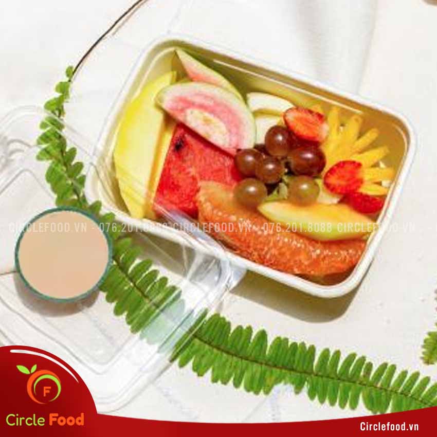 cách trang trí set trái cây fruit box đơn giản