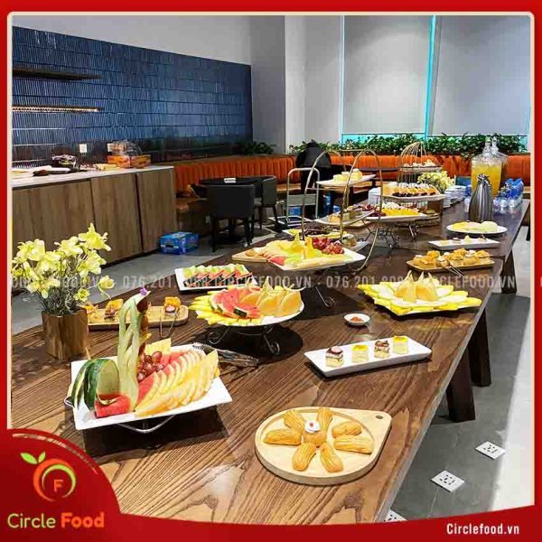 Tiệc Ngon Hà Nội tổ chức tiệc teabreak văn phòng mới cho One mount (Vinshop) Times City tháng 8/2023 - Hình ảnh 8