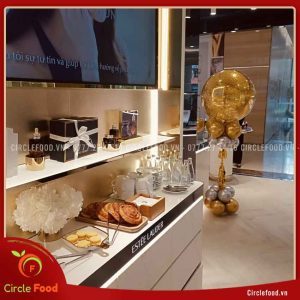 Tiệc teabreak khai trương gian hàng Estee Lauder - Vincom Bà Triệu