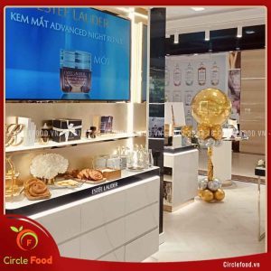 Tiệc teabreak khai trương gian hàng Estee Lauder - Vincom Bà Triệu