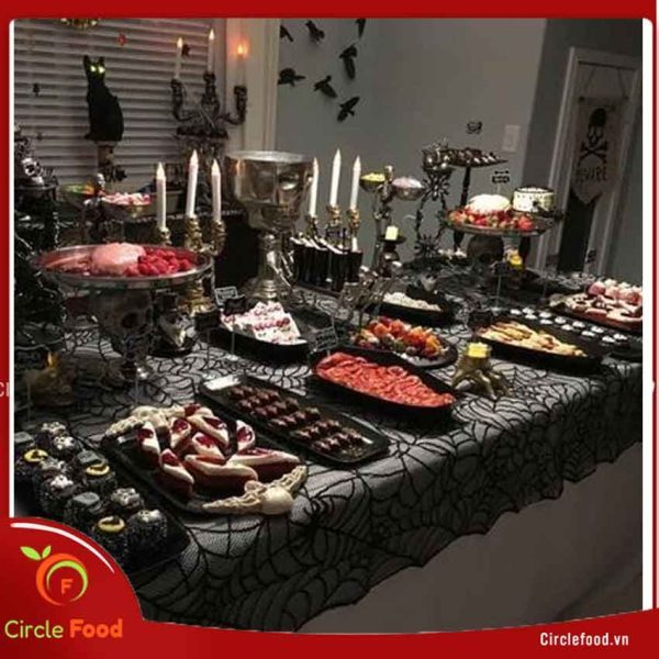 Tiệc teabreak Halloween văn phòng Hương Mộc Organic