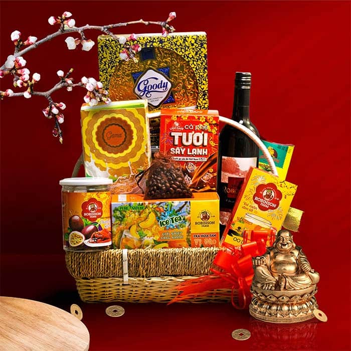 Địa chỉ đặt mua giỏ quà tặng Tết cao cấp tại Hà Nội