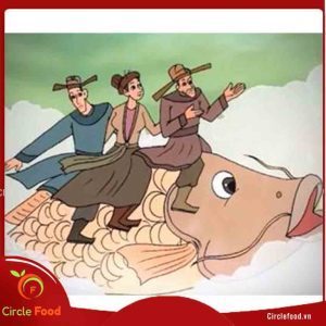 Ông Táo khi cưỡi cá chép bay về trời thì có đưa bà Táo đi chung không