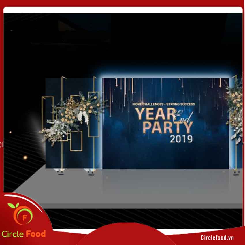 backdrop Year End Party