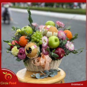 làm giỏ trái cây - trang trí