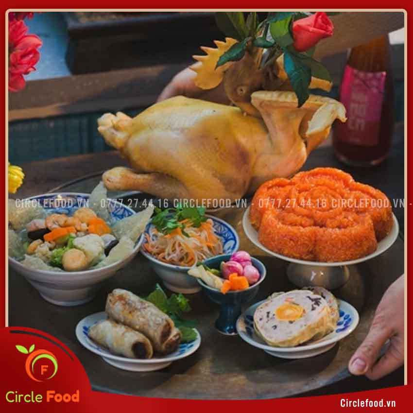 mâm cúng gia tiên ngày rằm tháng Giêng