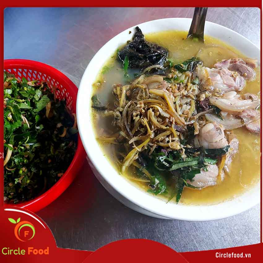 Cách làm bún bung hoa chuối Thái Bình