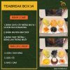 Menu thực đơn teabreak box TBB14