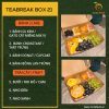 Menu thực đơn teabreak box TBB21