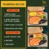 Menu thực đơn teabreak box TBB24