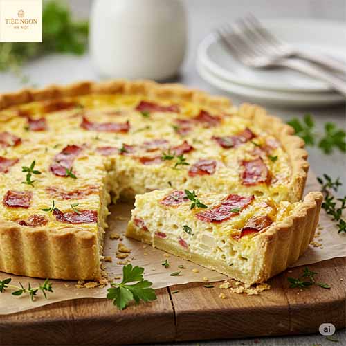Cách làm bánh tart mặn Quiche Lorraine