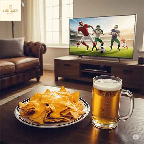 Cách làm món nachos phô mai đơn giản